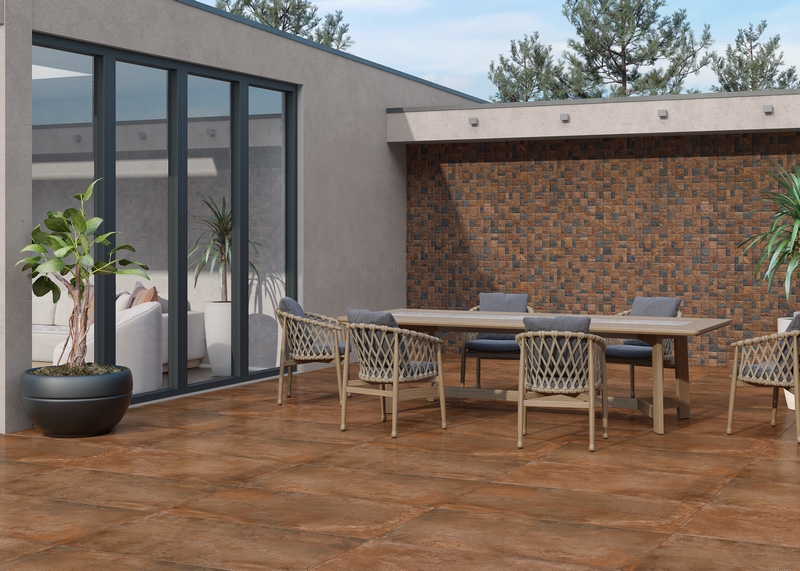 Porcelanato CORTEN - Ambiente