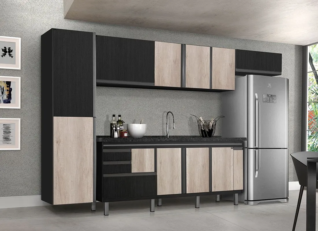 Armário Locatt New elegance Nero Barrique